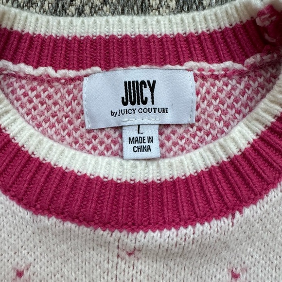 JUICY COUTURE Crew Neck Long Sleeve Pullover Sweater - Large - Picture 6 of 16